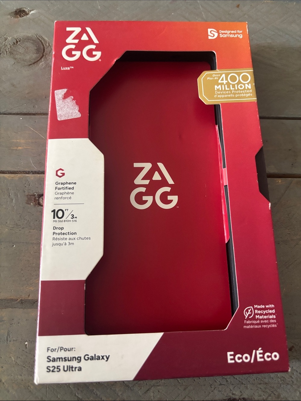ZAGG Eco Case for Samsung Galaxy S25 Ultra — Red
